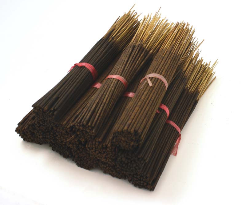 Hand Dipped Incense - 100 Stick Bundle - No Woody Smells - No Chemical Coloring