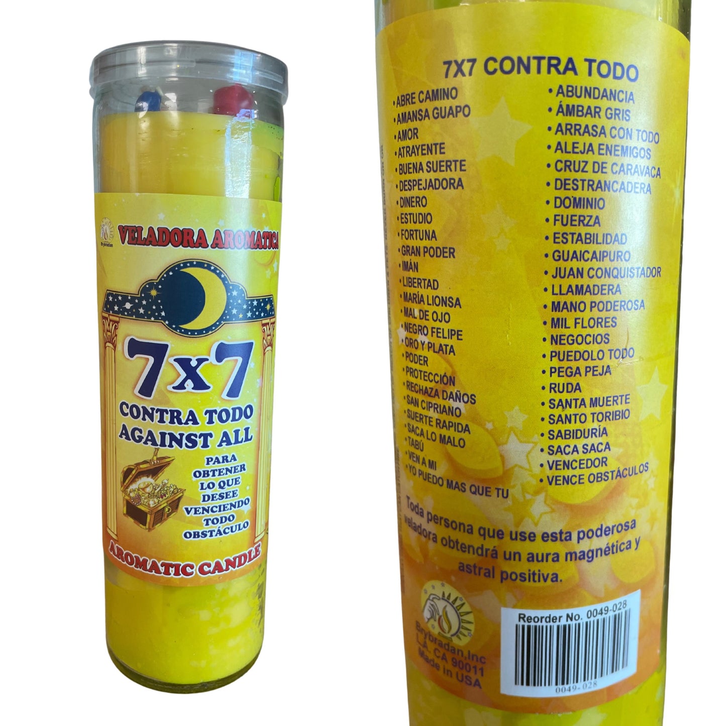 Prepared Cocktail Candle - Intention Candle - Prayer Candle - Scented - Veladora Preparada