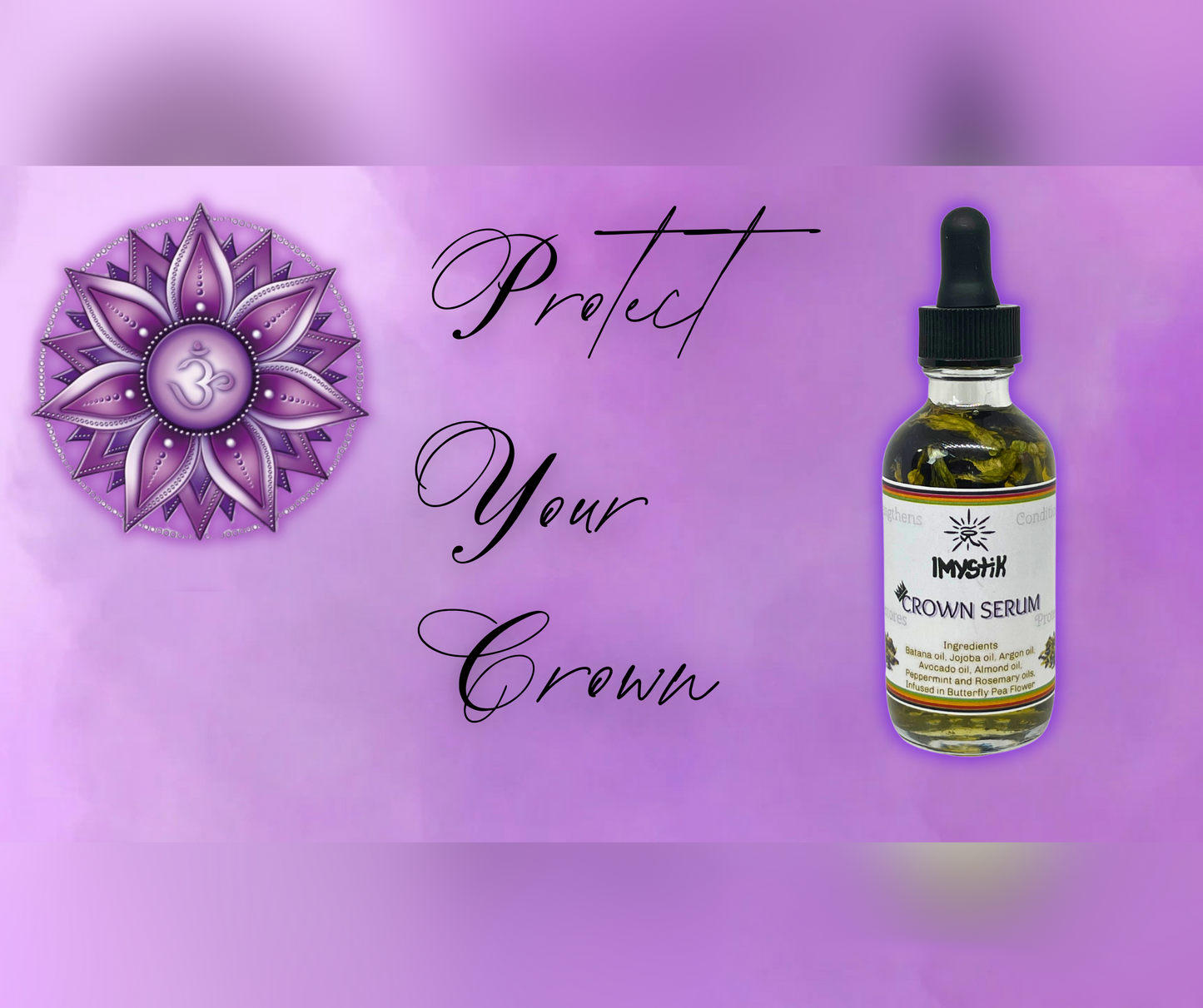 Crown Serum - Organic Hair Oil To Help Regrow Hair, Helps With Alopecia, Ichy Scalp, Dandruff, Balding, Beard Oil, All Natural Ingredients,