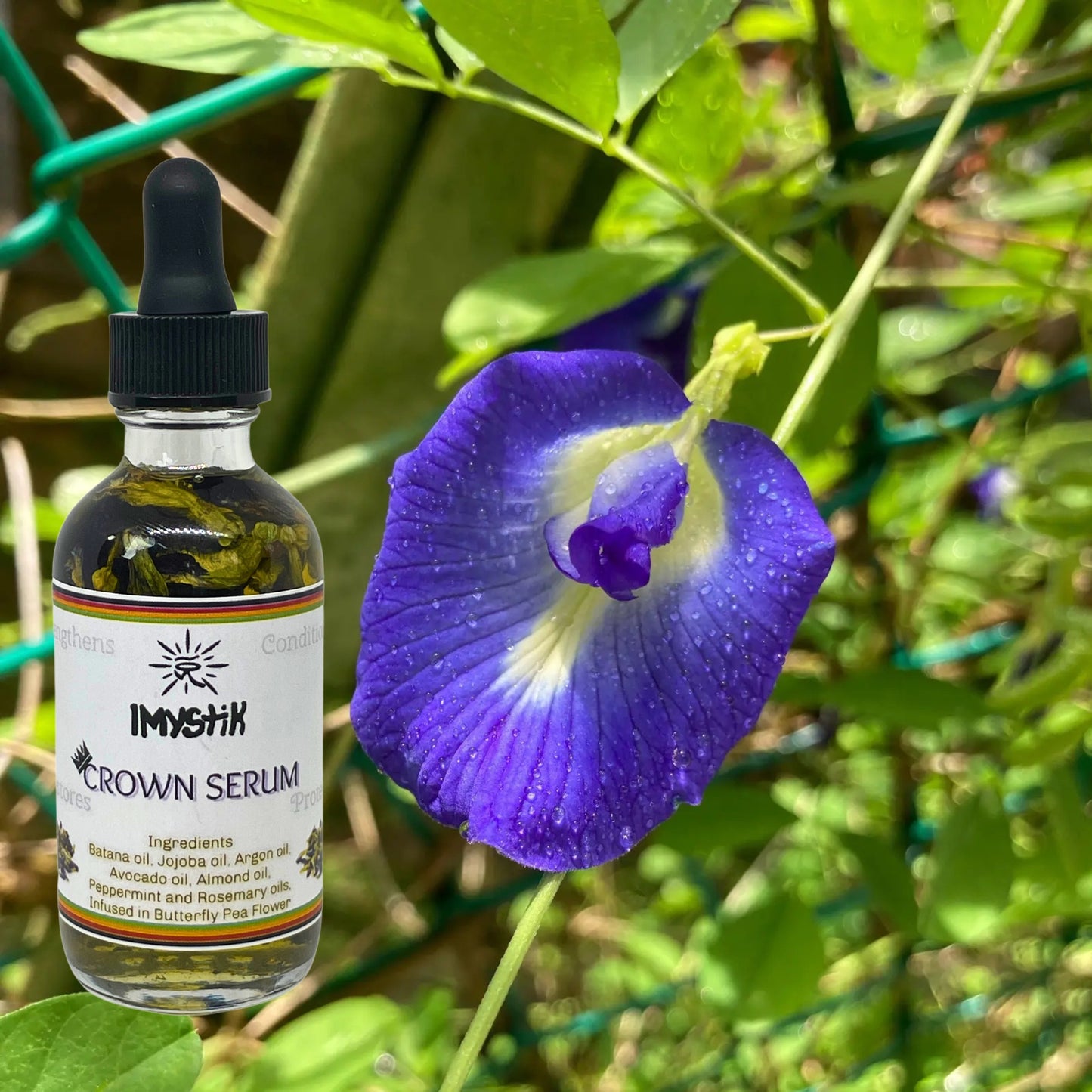 Crown Serum - Organic Hair Oil To Help Regrow Hair, Helps With Alopecia, Ichy Scalp, Dandruff, Balding, Beard Oil, All Natural Ingredients,
